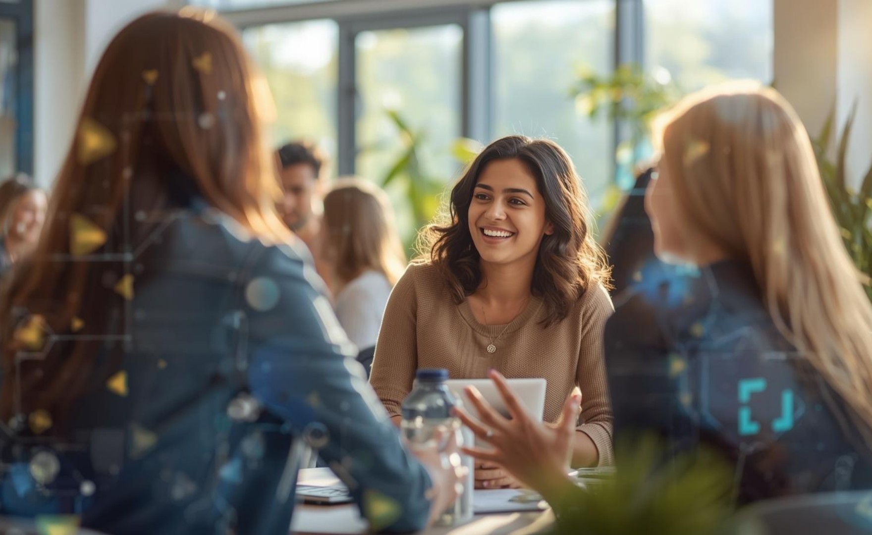 Image of colleagues enjoying working together