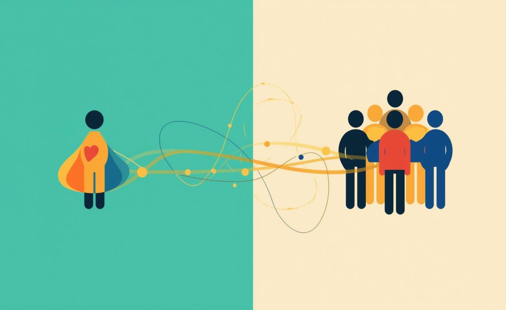 Executive coaching vs team coaching illustration